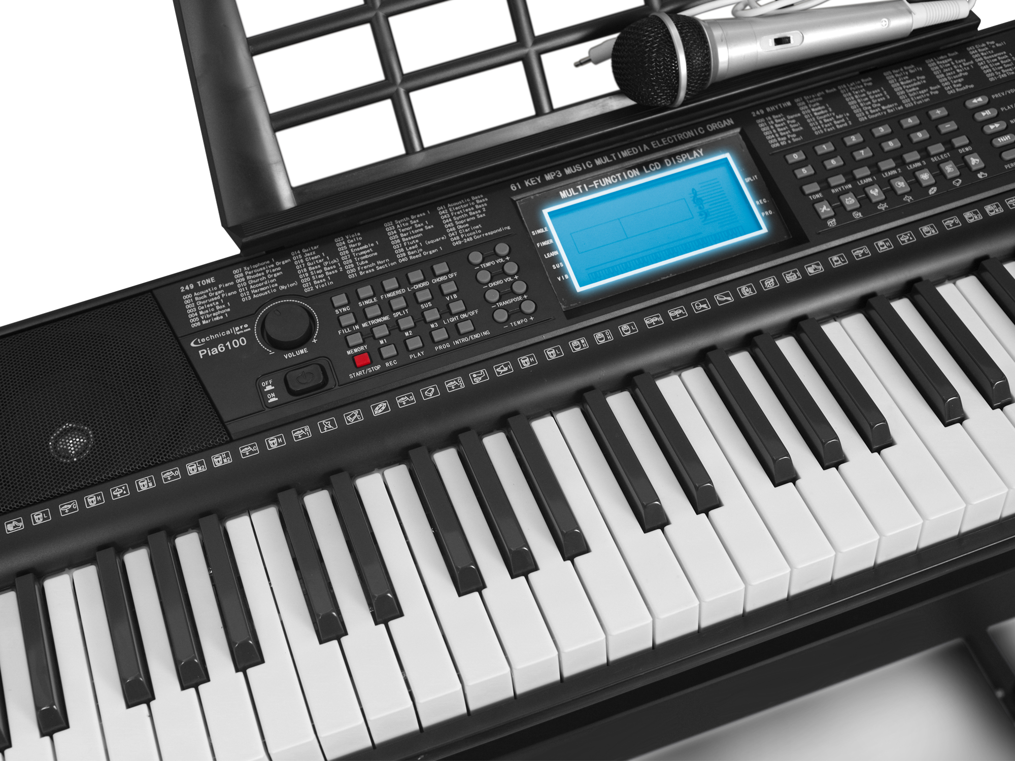 61-Key Light-Up Learning Keyboard Bundle - Gallery 14