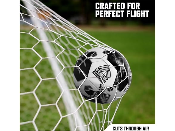 RBX Size 5 Soccer Ball White/Black