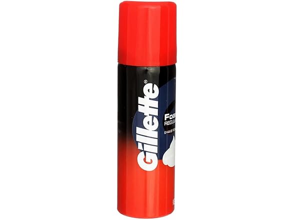 Gillette Foamy Shave Cream, Regular, 2 Oz (56 G)