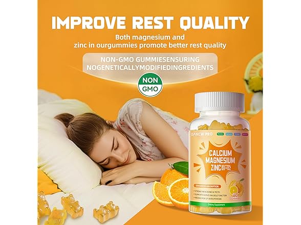 DANEW Pro Calcium Magnesium Zinc Gummies