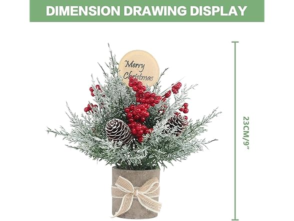 KISIQI Mini Christmas Tree