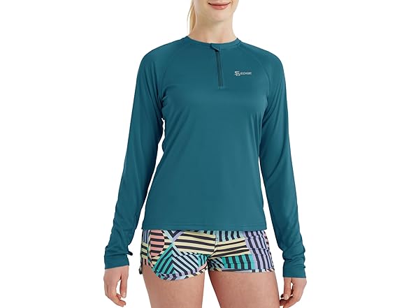 SG Edge Women's Teal 1/4 Zip L/S