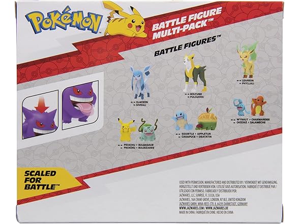 Pokemon Battle Figure Gengar & Scorbunny
