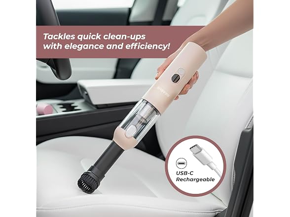 GEARLIE PortalVac, Handheld Rechargeable Vac