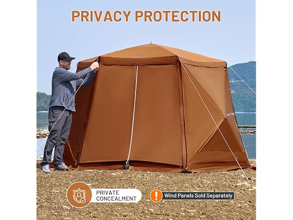 Timber Ridge Orange Pop Up Canopy Tent