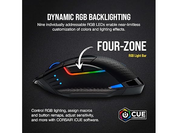 Corsair Dark CORE RGB PRO Wireless Gaming Mouse