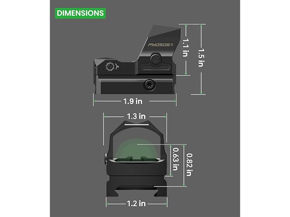 VOTATU PMD506-G Reflex Dot Sight Pistol