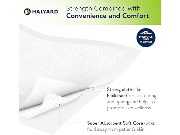 HALYARD Disposable Underpads 30x36 10pk