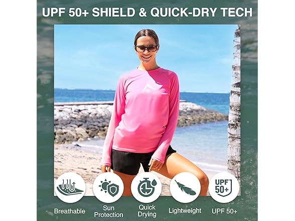 Kanu Surf Women's Pink Rashguard (XL)
