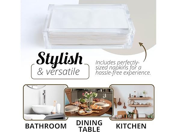 Generic Acrylic Napkin Holder