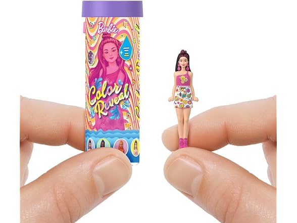 Polly Pocket Mini Barbie Land 5-Pack Pop Reveal