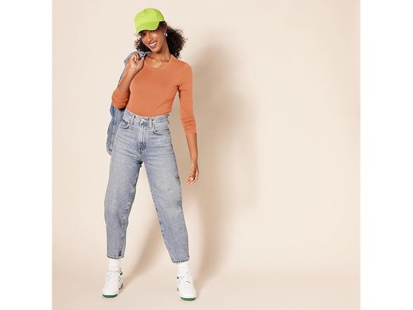 Essentials Women's Crew Tee Caramel S