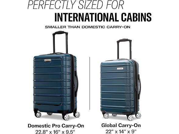 Samsonite B08BX9B5BY Omni 2 Airline Carry-On Luggage