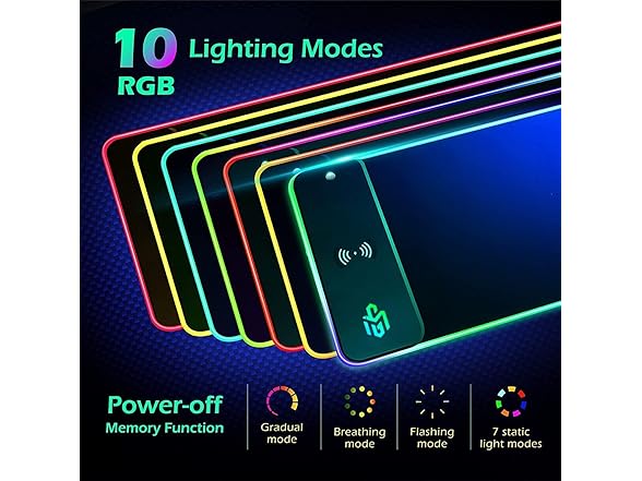 GIM 15W RGB Gaming Mouse Pad