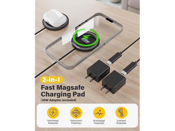 WayLite 25W Magnetic Wireless Charger