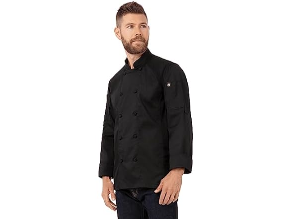 Chef Works Men's Bowden Chef Coat (L)