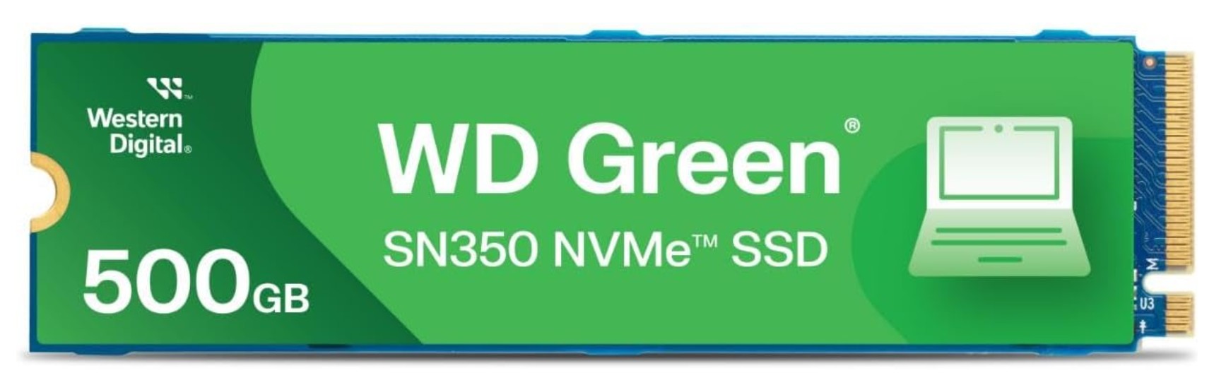 (NEW) Western Digital 500GB WD Green SN350 NVMe Internal SSD - Gallery 7