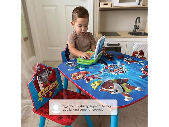Delta Children Kids Table and Chair Set PAW Patrol