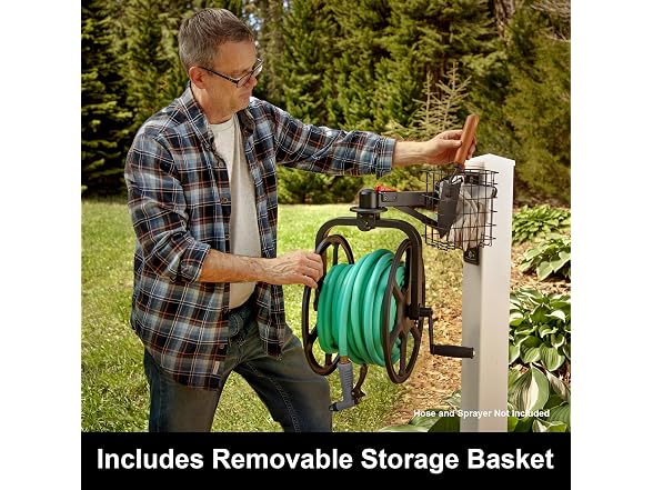 Liberty Garden Single Arm Navigator Hose Reel