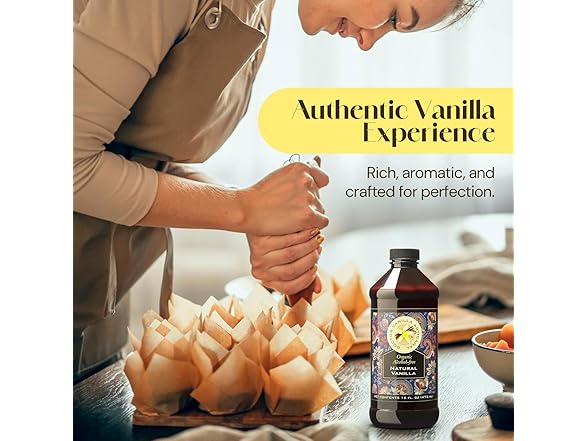 Organic Vanilla Extract, 16oz