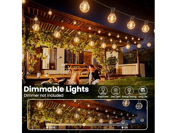 RTTY Outdoor String Lights 25 FT