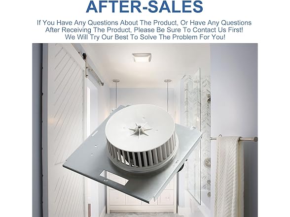 QQZ Bathroom Fan Replacement Parts