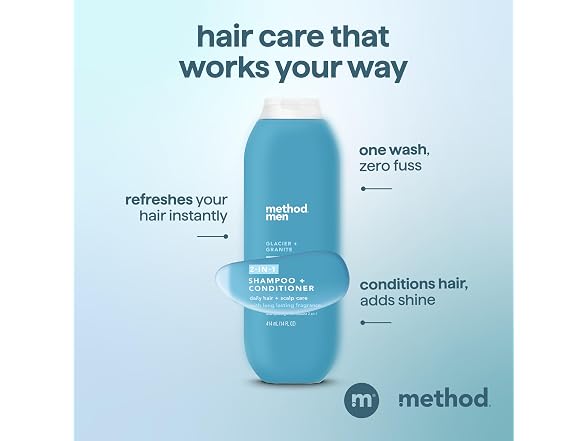 Method Men 2in1 Shampoo Conditioner 14oz