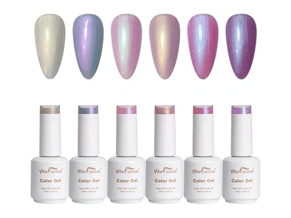 Nude Jelly Gel Nail Polish Set Milky