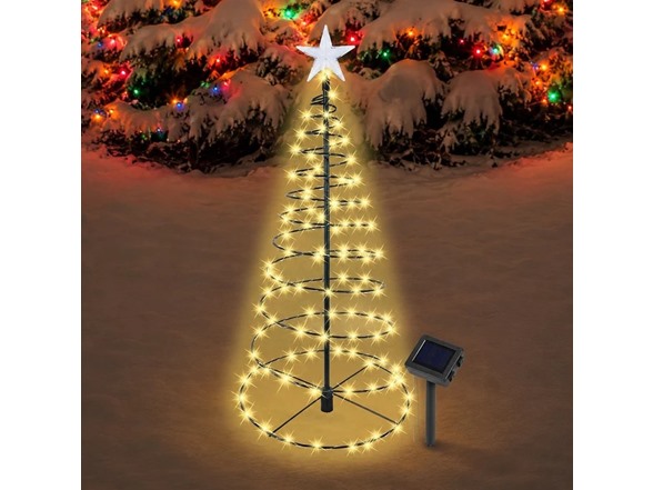 Hakol 19" Solar Outdoor Christmas Pathway Light