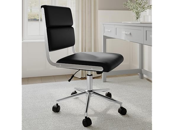 Martha Stewart Lulu Swivel Chair with Height Adjustable Seat