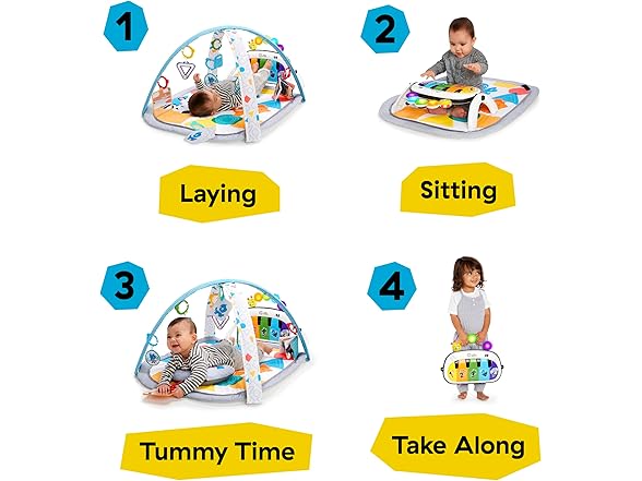4-in-1 Music and Language Play Gym