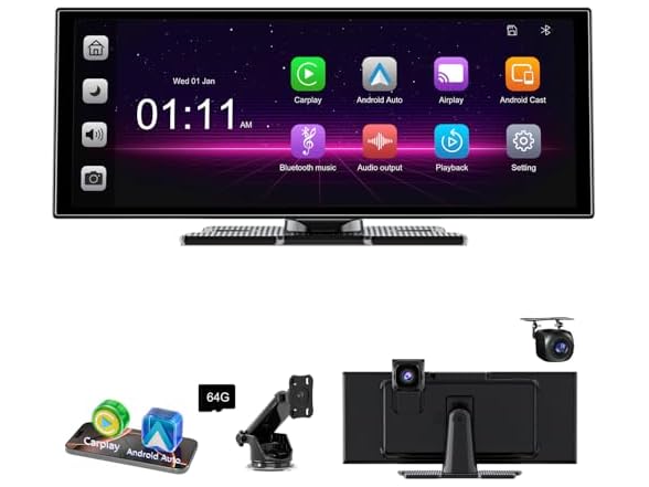 Accfly 11" Wireless Carplay Touchscreen
