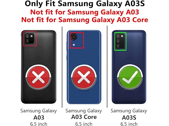 YZOK for Samsung Galaxy A03S Case