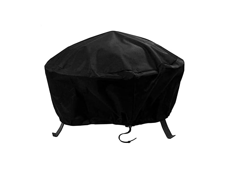 Sunnydaze Décor FI-6024BLK-INV Sunnydaze Round