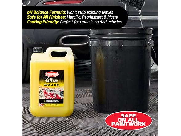 CarPlan Ultra Wash & Wax 1.3 Gal pH Neutral