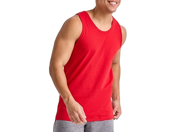 Hanes Mens Tank Top Pack White (S)