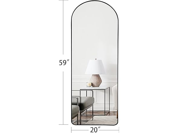 KIAYACI KIAYACI Arched Full Length Mirror with S