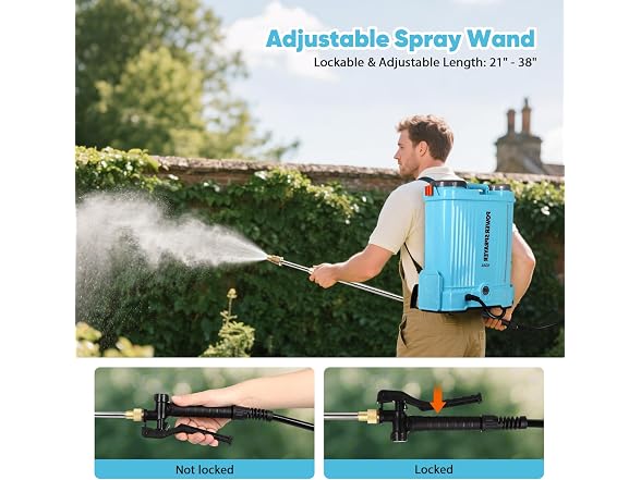 FAHKNS Battery Powered Backpack Sprayer