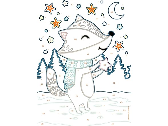 Ravensburger CreArt Cute Badger Paint by Numbers