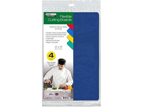 CounterArt Chop Flexible Cutting Mat (Set of 4)