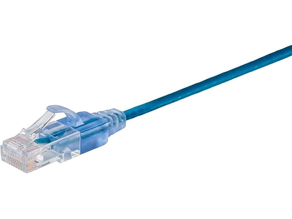 Monoprice Cat6A 20ft Blue 5-Pk Patch Cable
