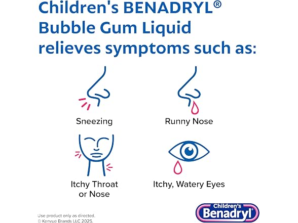 Children s Benadryl Dye Free Allergy Relief