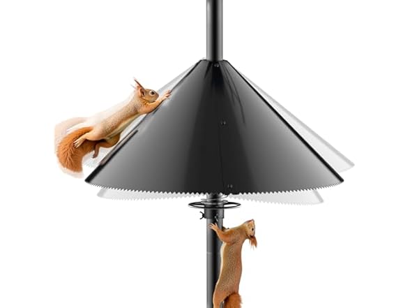 onlyfly Squirrel Baffle Bird Feeder Pole