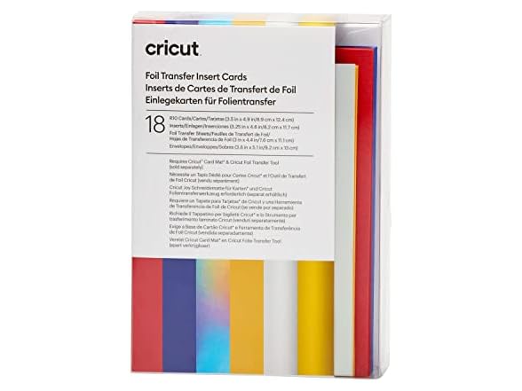 Cricut Foil Transfer Cards, R10 Sampler