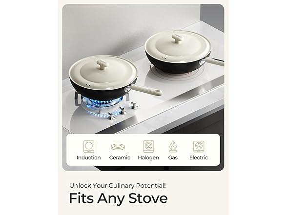 Stackbear Carbon Steel Wok Pan with Spatula