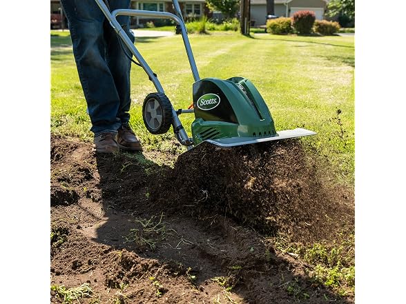 Scotts Outdoor Garden Tiller, 16", 13.5-Amp