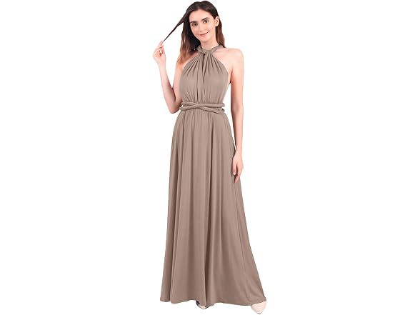 Obeeii Women (S) Bridesmaid Dress Infinity Dress