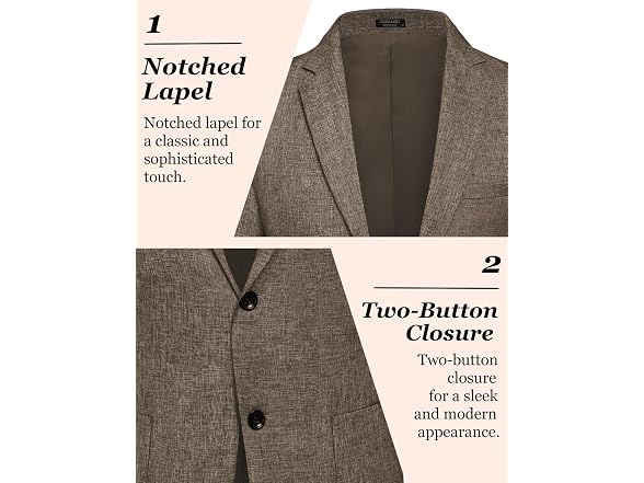 Coofandy Men (S) Blazer Casual Slim Sport Jacket
