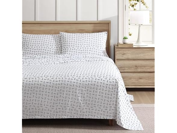 Eddie Bauer Twin Sheet Set, Laurel Leaves
