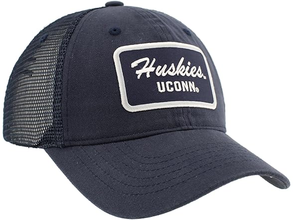 HUSKIES Hat University Patch Brick